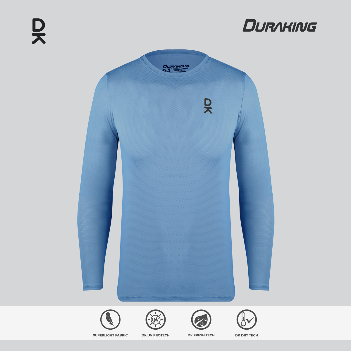 Duraking Jersey Olahraga Pria Longsleeve Super Light Series Upgraded