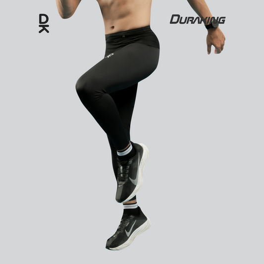 Duraking Celana Legging Panjang Compression Nylon Olahraga Pria - Running
