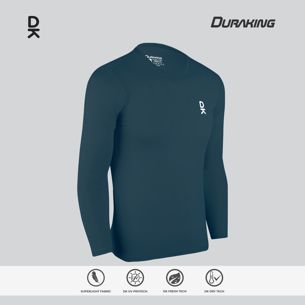 Duraking Jersey Olahraga Pria Longsleeve Super Light Series Upgraded