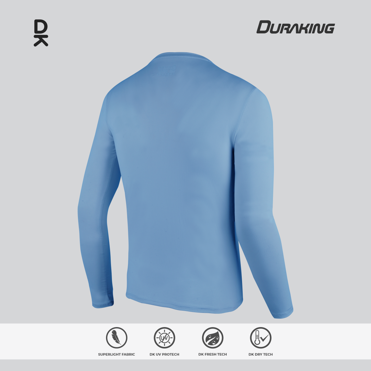 Duraking Jersey Olahraga Pria Longsleeve Super Light Series Upgraded