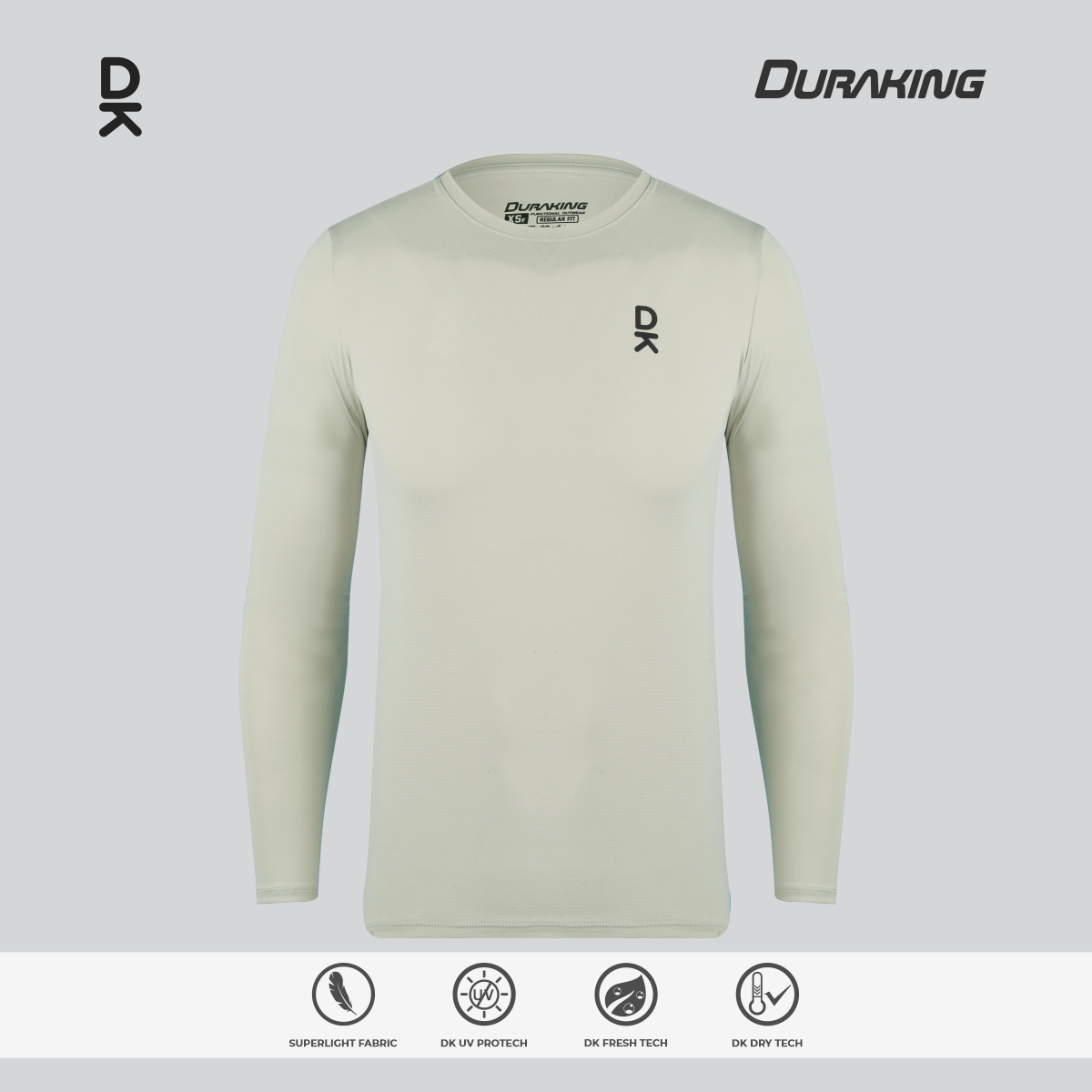Duraking Jersey Olahraga Pria Longsleeve Super Light Series Upgraded