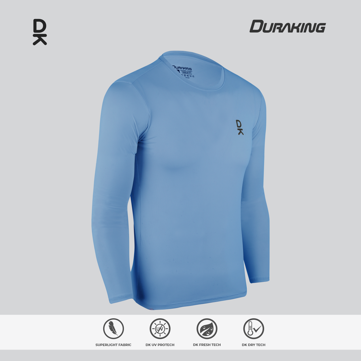 Duraking Jersey Olahraga Pria Longsleeve Super Light Series Upgraded