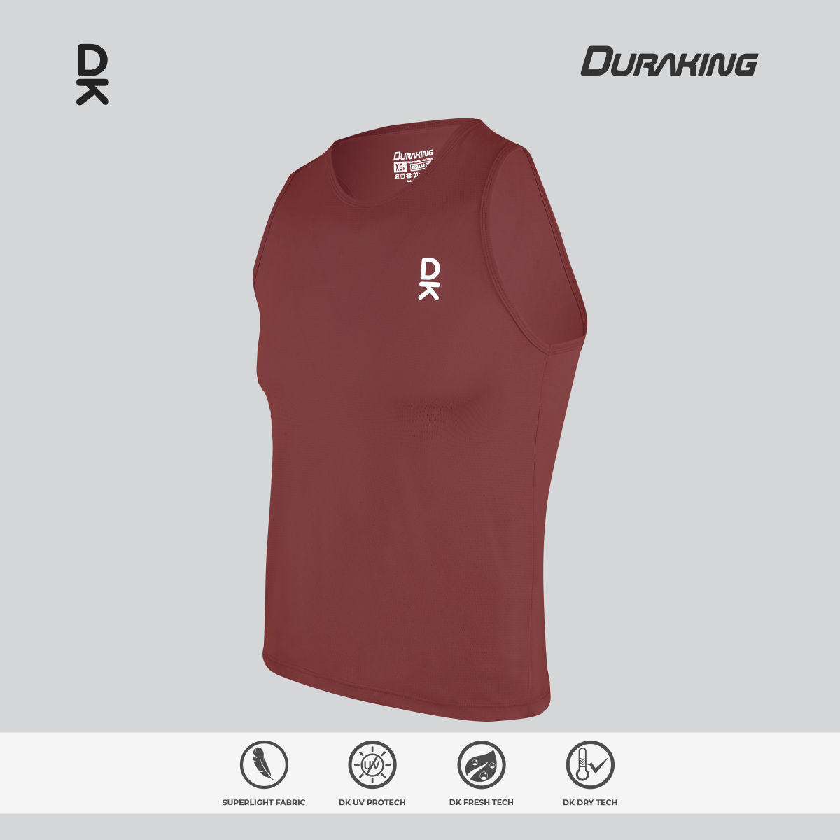 Duraking Singlet Olahraga Pria Superlight Weight Series Upgraded