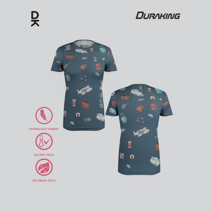 Duraking Jersey Olahraga Wanita Superlight - Clip Art