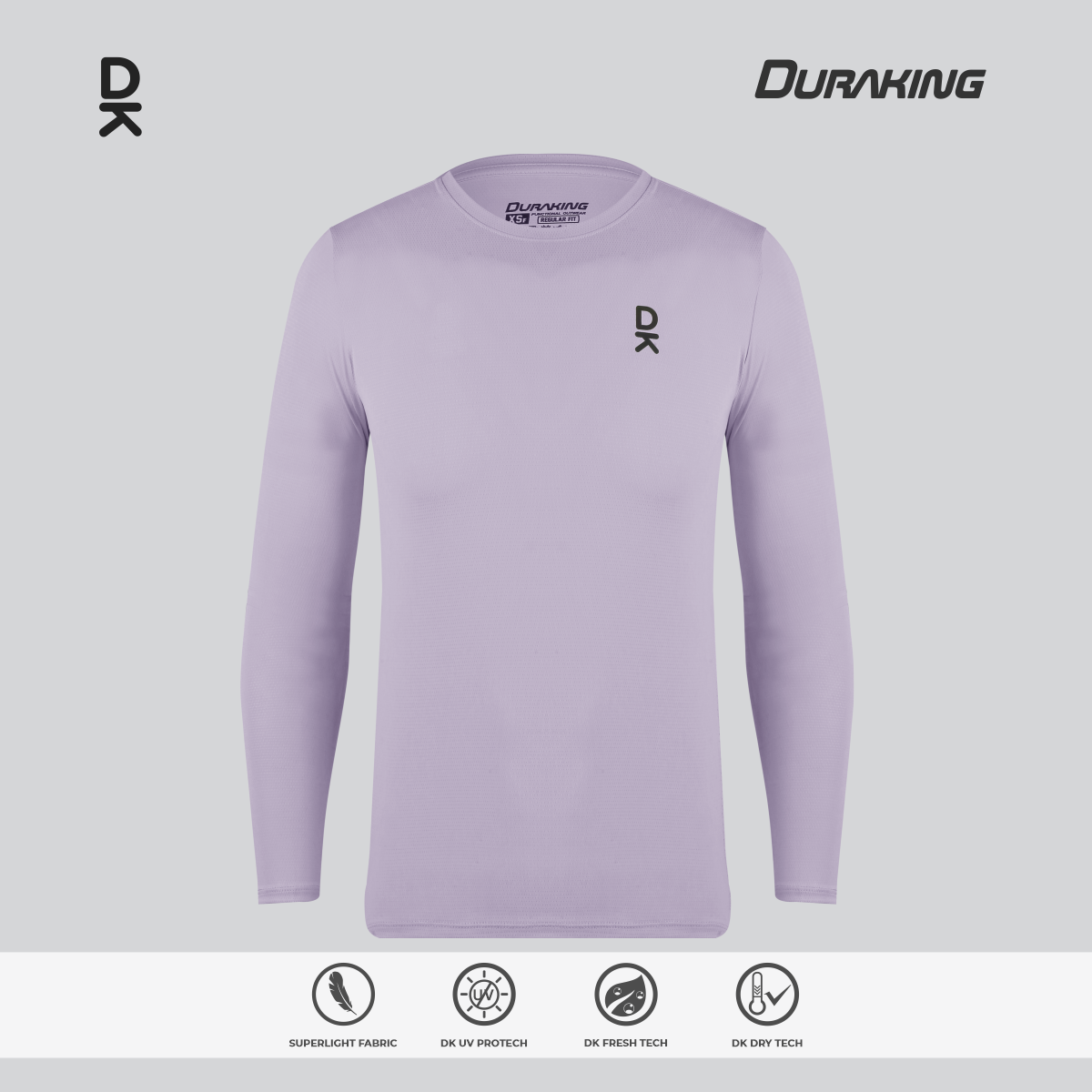 Duraking Jersey Olahraga Pria Longsleeve Super Light Series Upgraded