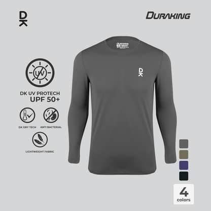 Duraking Baju Lengan Panjang Olahraga Pria Light Weight Basic
