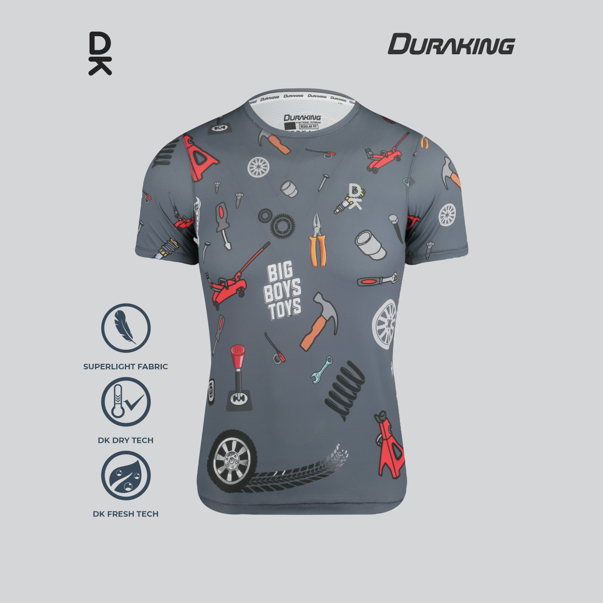 Duraking Jersey Olahraga Pria Superlight - Clip Art