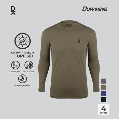 Duraking Baju Lengan Panjang Olahraga Pria Light Weight Basic
