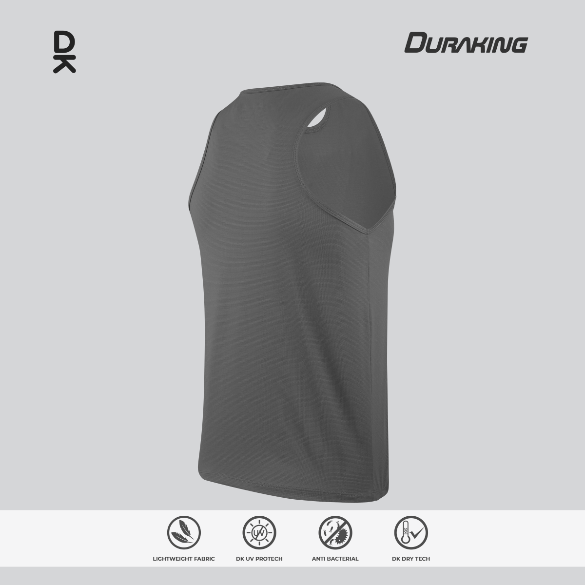 Duraking Singlet Olahraga Pria Light Weight Basic