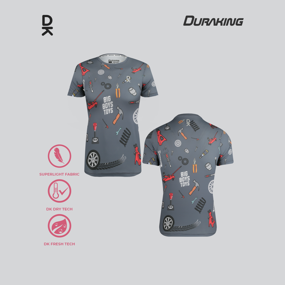 Duraking Jersey Olahraga Wanita Superlight - Clip Art