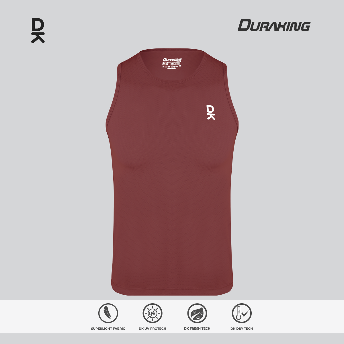 Duraking Singlet Olahraga Pria Superlight Weight Series Upgraded