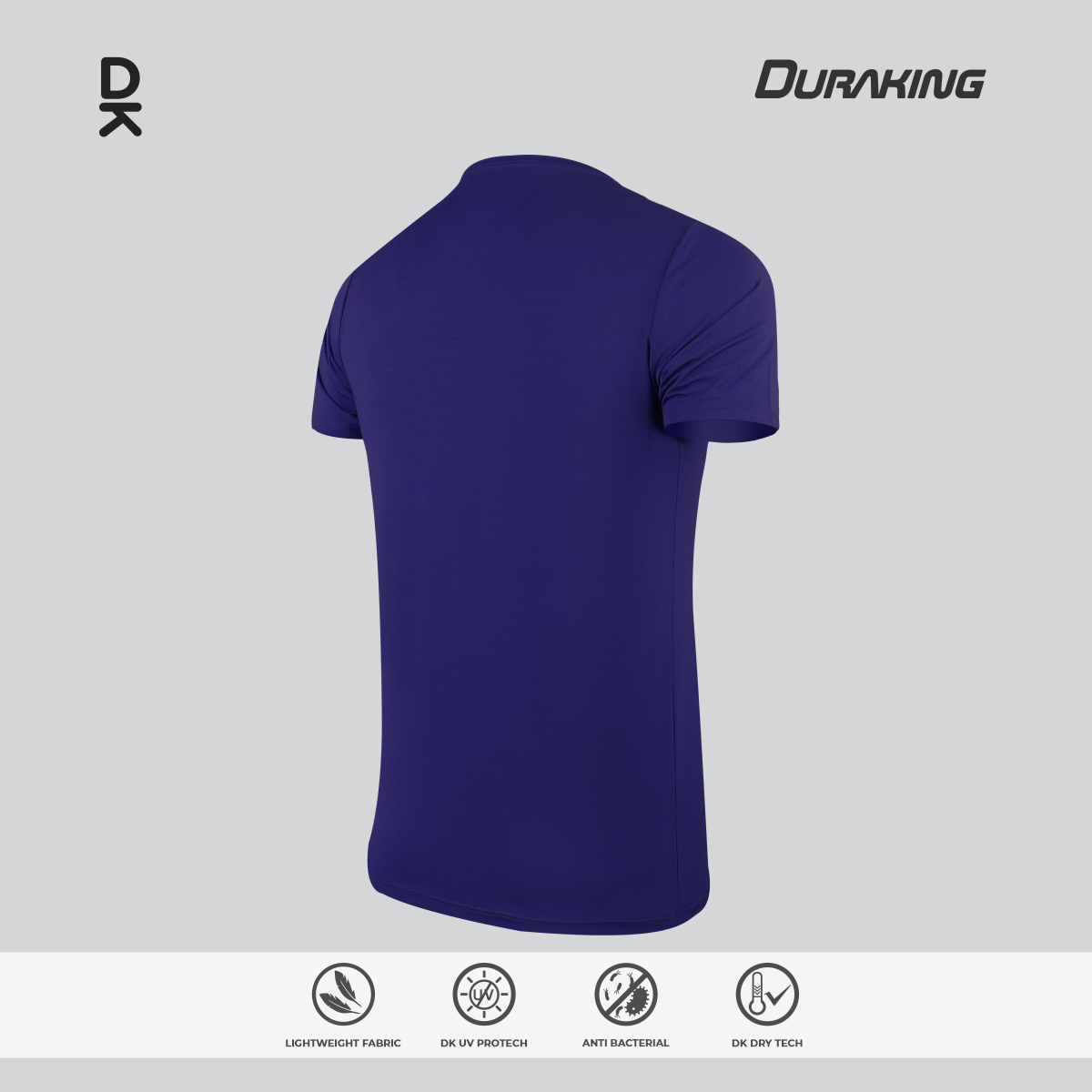 Duraking Baju Lengan Pendek Olahraga Pria Light Weight Basic