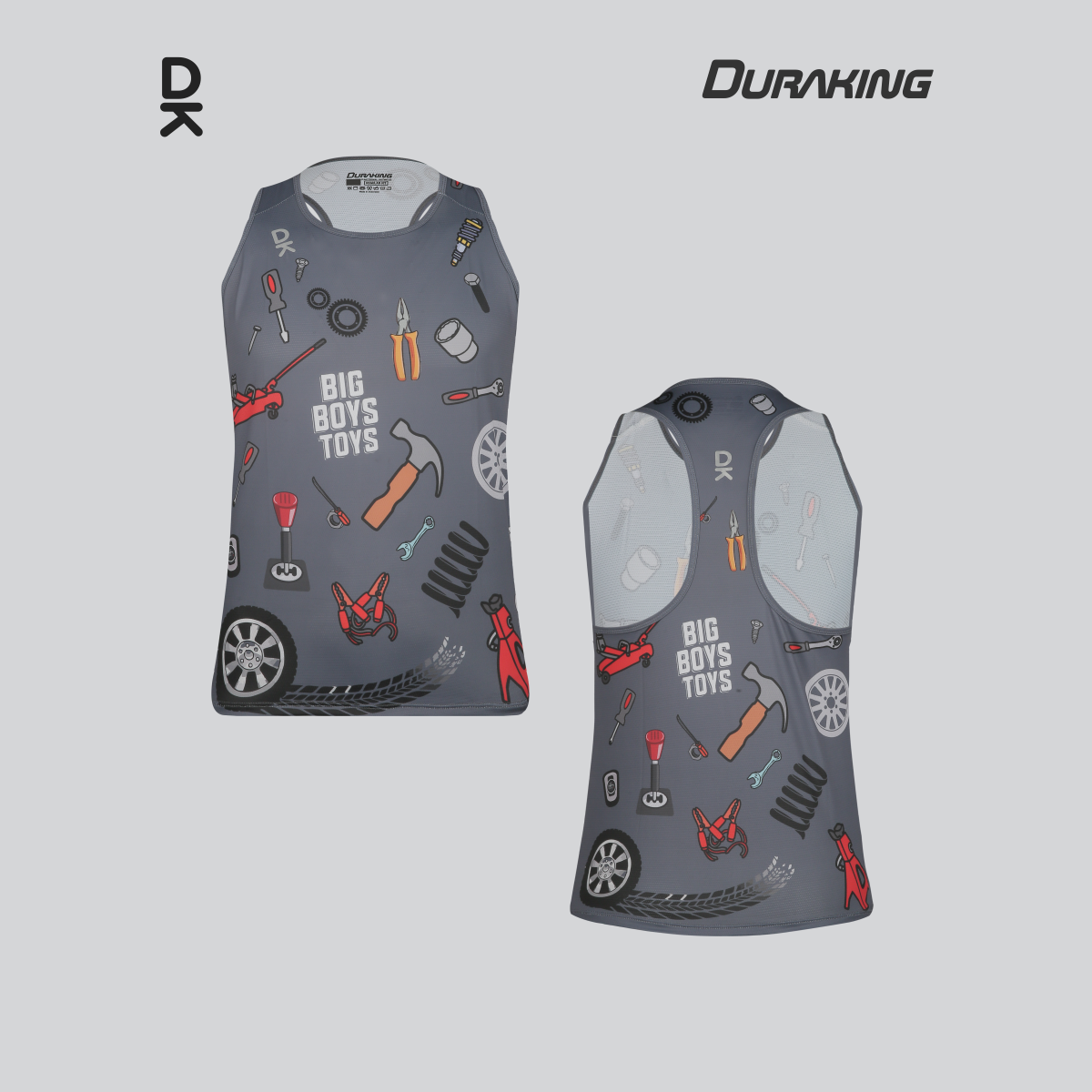 Duraking Singlet Olahraga Pria Superlight - Clip Art