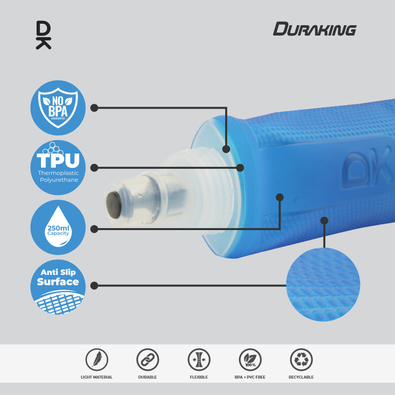 Duraking Soft Flask - Botol Minum Olahraga Foldable