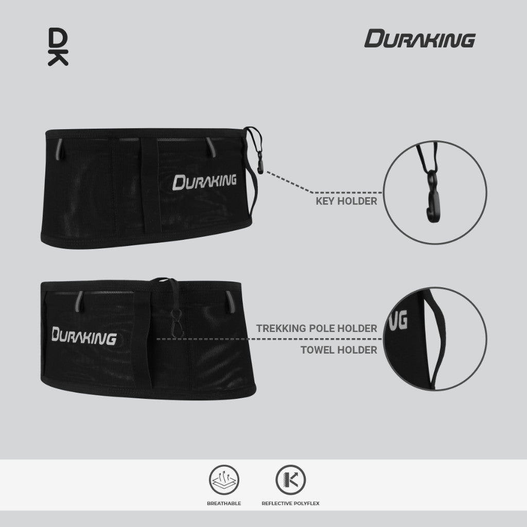 Duraking Sabuk Lari Aksesoris Olahraga - Sport Act Running Belt V2