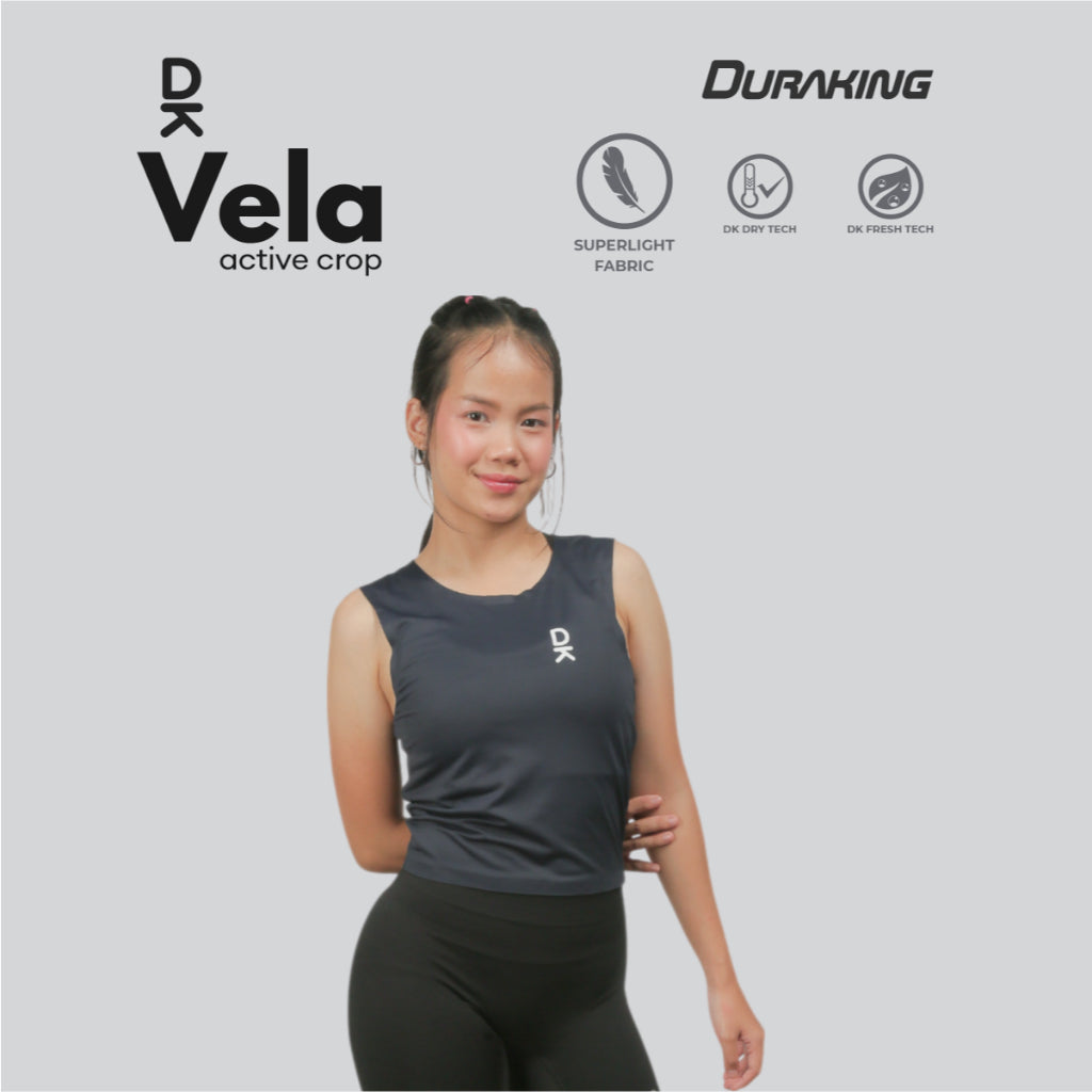 Duraking Crop Top Jersey Wanita Super Light Weight - Vela Active Crop