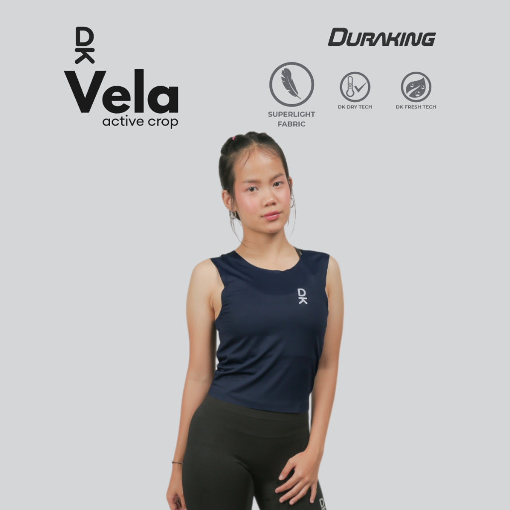 Duraking Crop Top Jersey Wanita Super Light Weight - Vela Active Crop