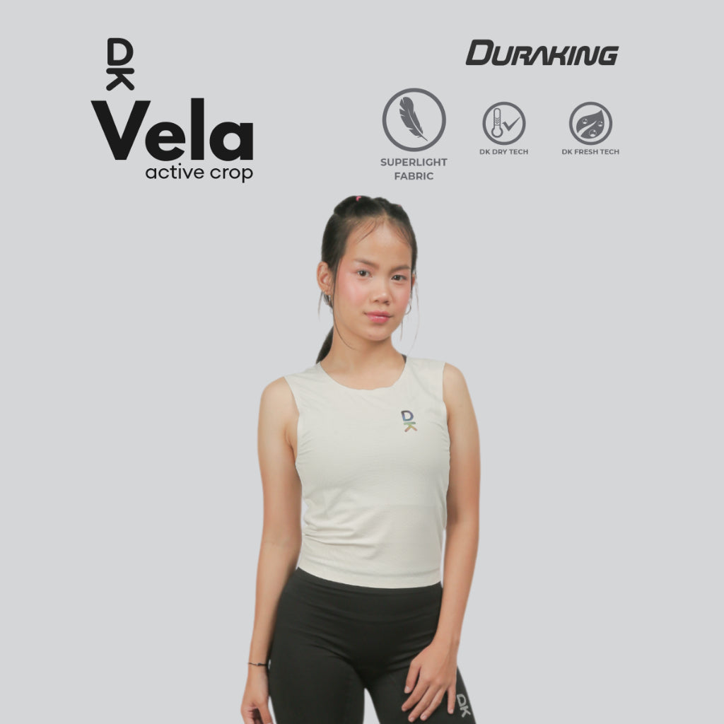 Duraking Crop Top Jersey Wanita Super Light Weight - Vela Active Crop