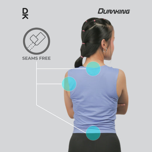Duraking Crop Top Jersey Wanita Super Light Weight - Vela Active Crop