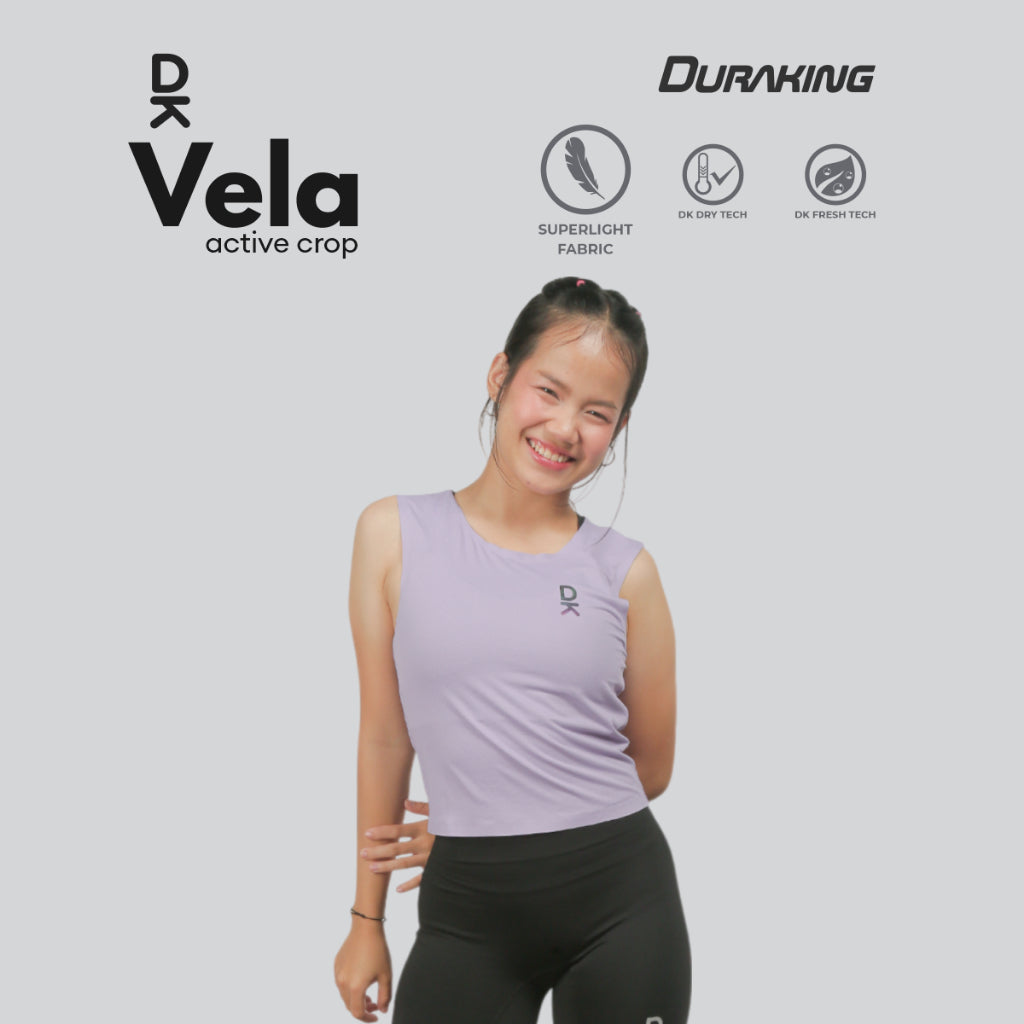 Duraking Crop Top Jersey Wanita Super Light Weight - Vela Active Crop
