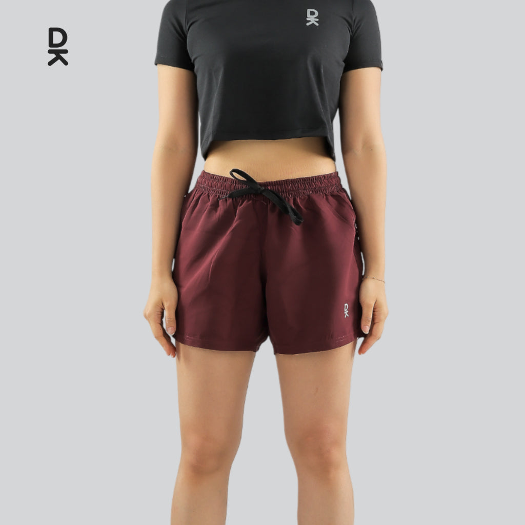 Duraking Celana Pendek Unisex Pulse Active Shorts Mid-Rise Lined Running Gym