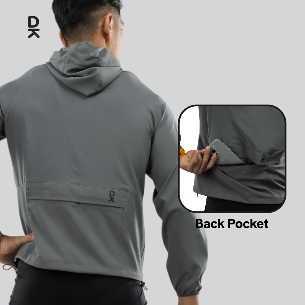 Duraking Jaket Olahraga Unisex Wind Resistance Comfort Jacket