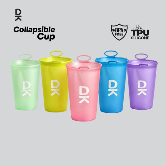 Duraking Gelas Lipat - Silicone Foldable Cup Travel Outdoor 200ml Food Grade Anti Bocor