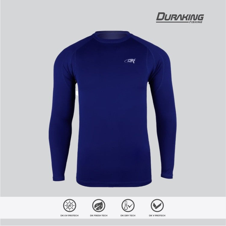 Duraking Baju Manset Baselayer Basic Navy Blue