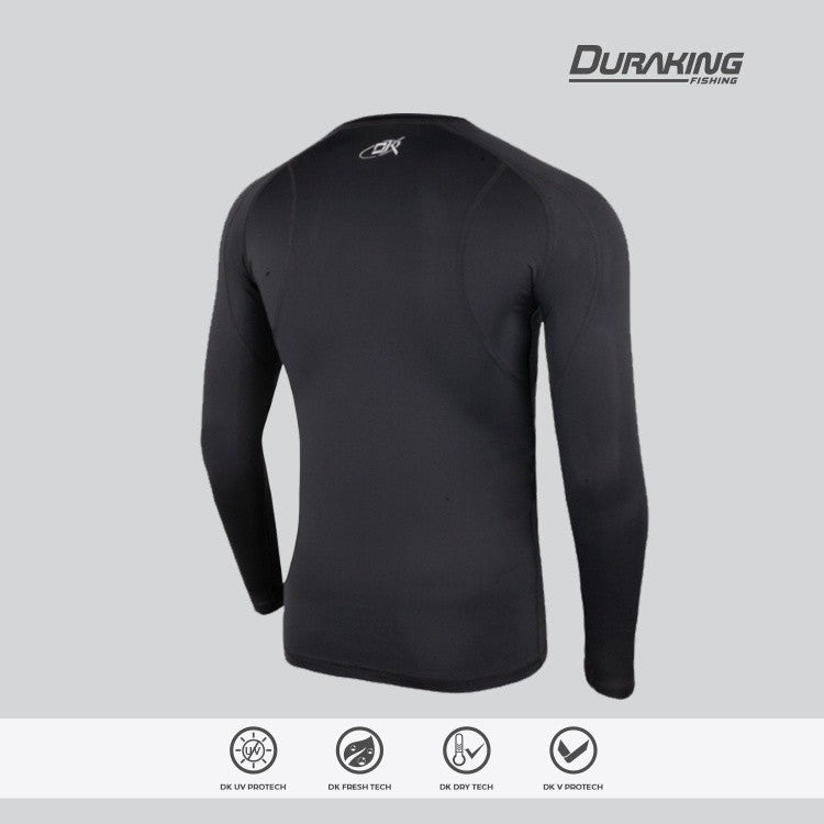 Duraking Baju Manset Baselayer Basic Black