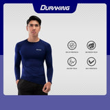 Duraking Baju Manset Baselayer Basic Navy Blue