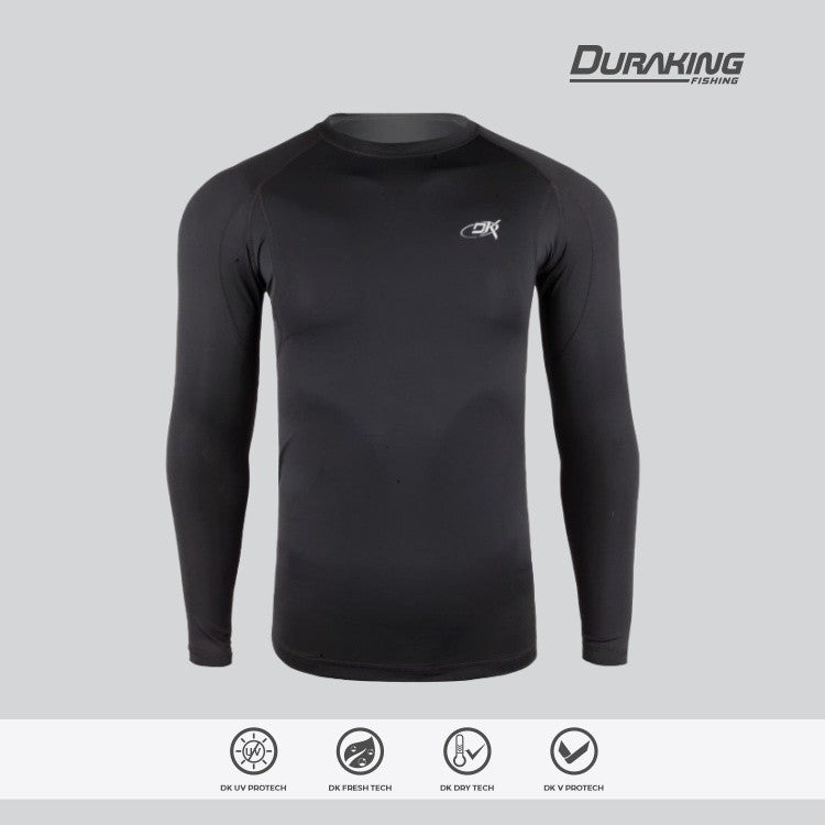 Duraking Baju Manset Baselayer Basic Black