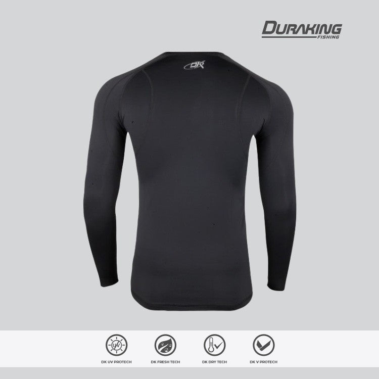 Duraking Baju Manset Baselayer Basic Black