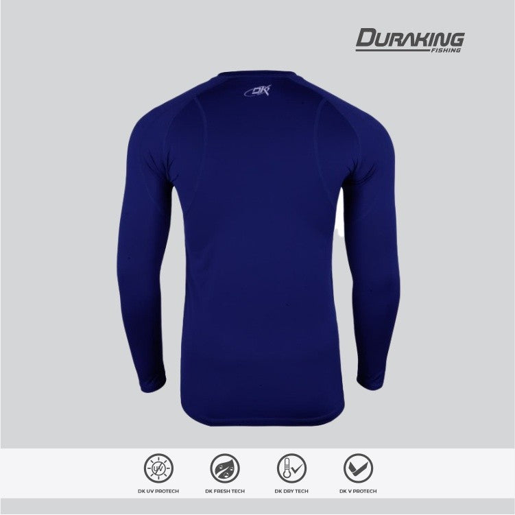 Duraking Baju Manset Baselayer Basic Navy Blue
